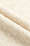 SWAYING/KNIT textured straight pants SW24SS3B11 white